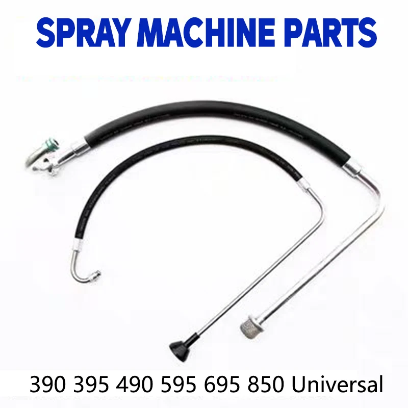 Sprayers Parts Stainless Steel Suction Tube/Reflux pipe suit For 390 395 490 595 695 850 Airless Spraying Machine Paint