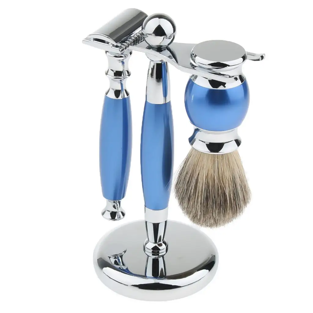 Traditional Luxury Grooming Shaving Set for Men - Including Double-sided ,