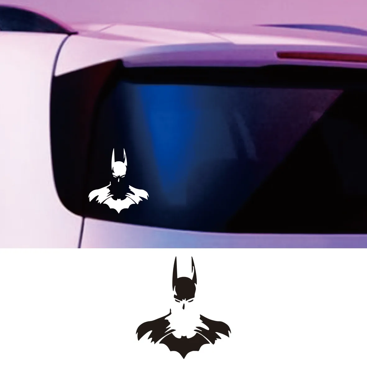 Cool Man Car Stickers Dark Knight Car Window Vinyl Decal Sticker Car Styling Car Sticker 5' X 4.5'