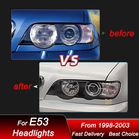 8 best sales bmw x5 e53 headlight - №2