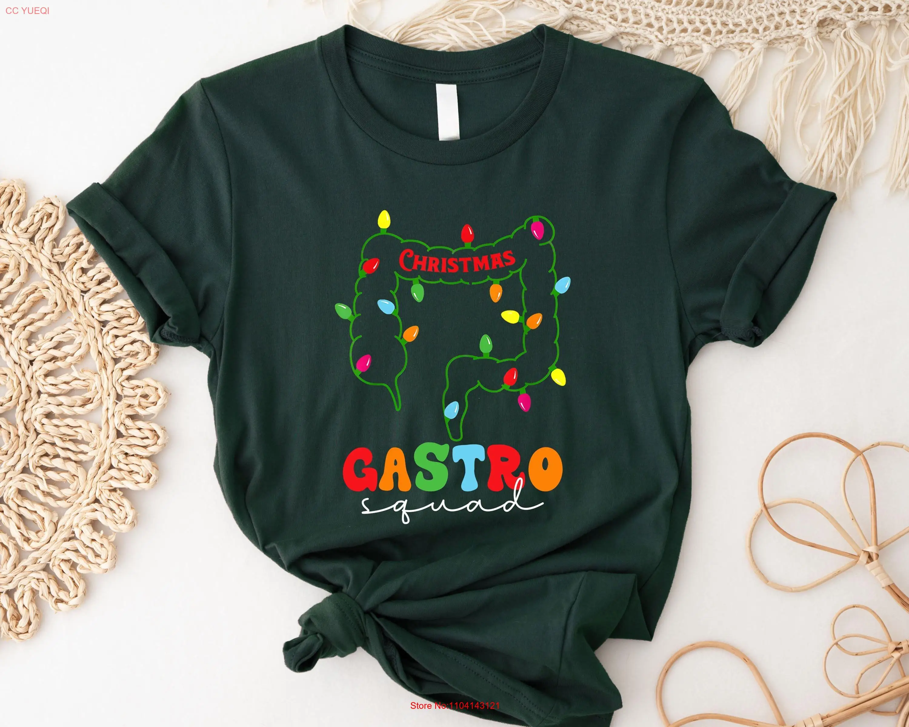 Christmas Gastro Squad T Shirt Nurse for Doctors Medical School Hospital long or short sleeves