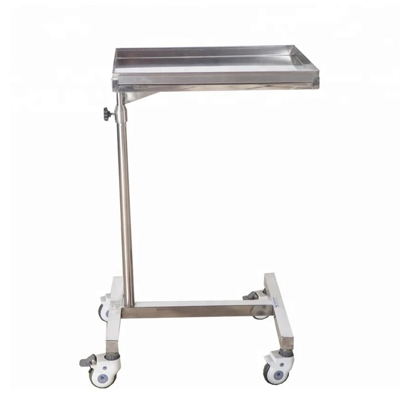 Veterinary Equipment High Quality 304 Stainless Steel Laptop Trolley For Hospitals