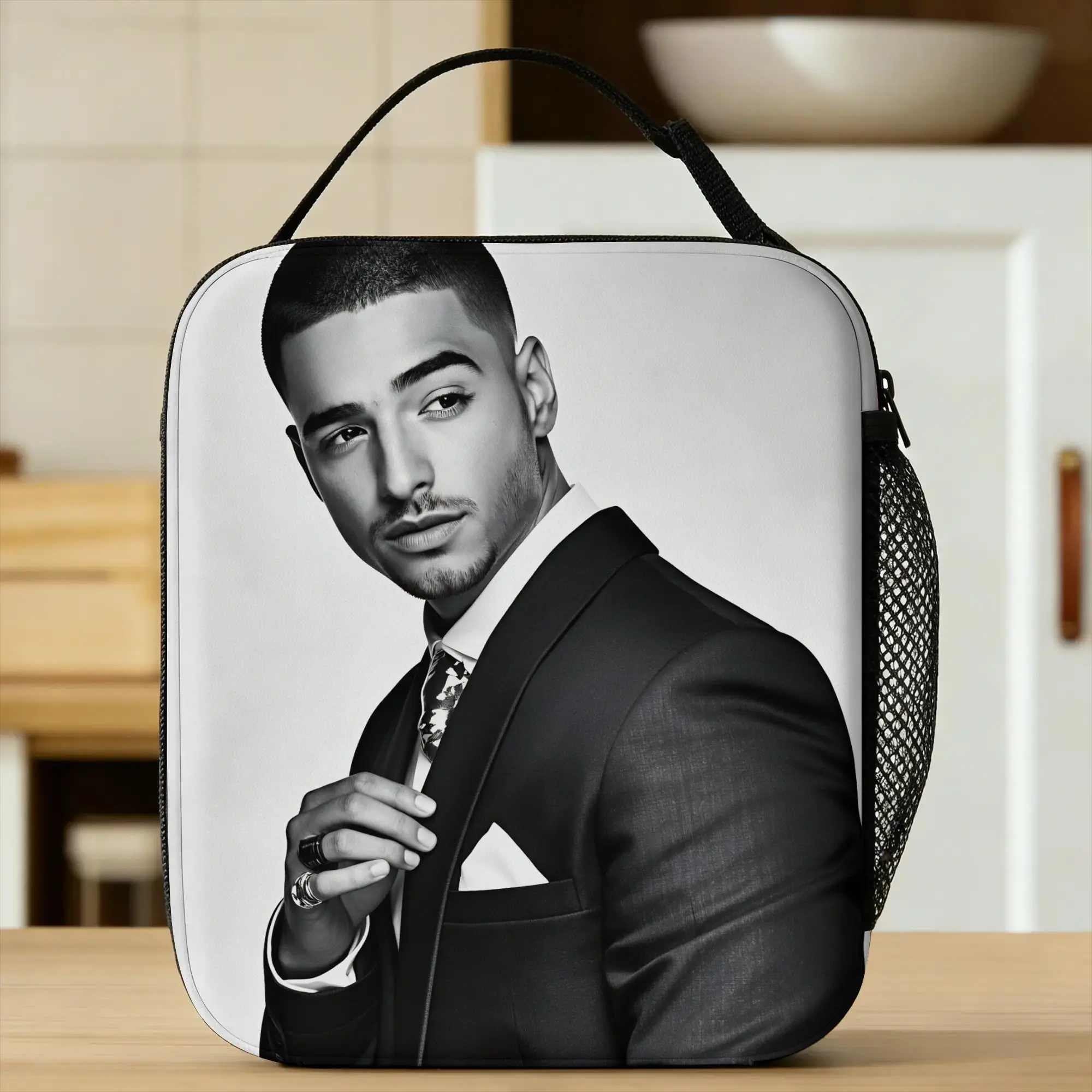 Maluma Rapper Lunch Bag  School Lunch Box For Child Casual Graphic Design Thermal Lunch Bags Oxford Portable Cooler Bag