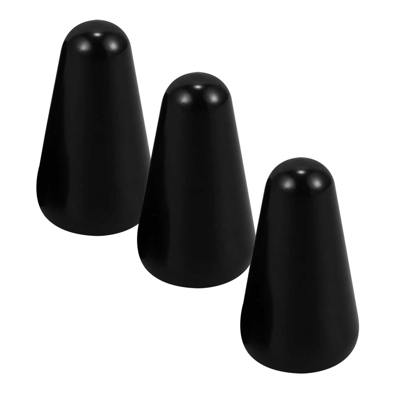 

3Pcs Guitar Toggle Caps Metal Knob Replacement Tips Threaded Electric Guitar Accessories Parts Knob Switch Tip