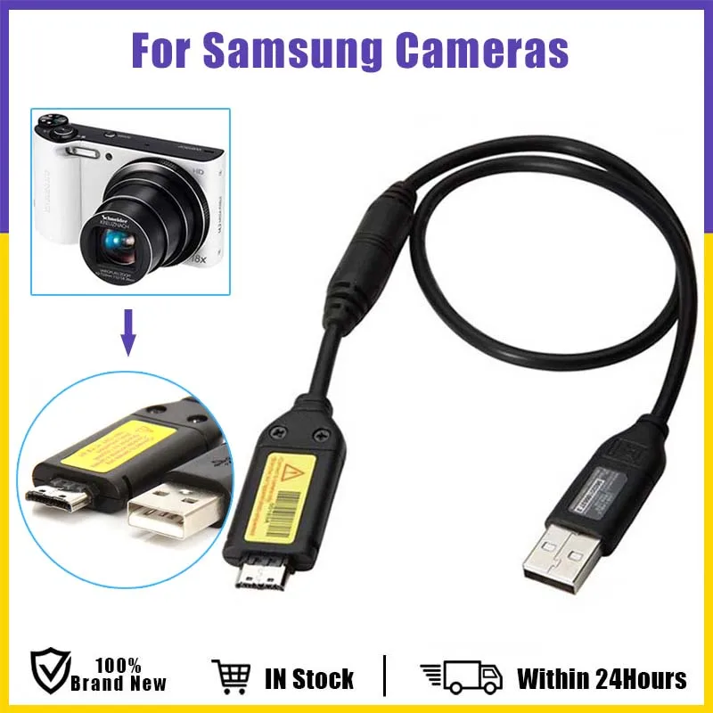 【Envío rápido】 Cable de carga de datos USB para cámara digital Samsung serie ST ST10 ST30 ST45 ST50 ST60 ST70 ST71 ST80 ST90