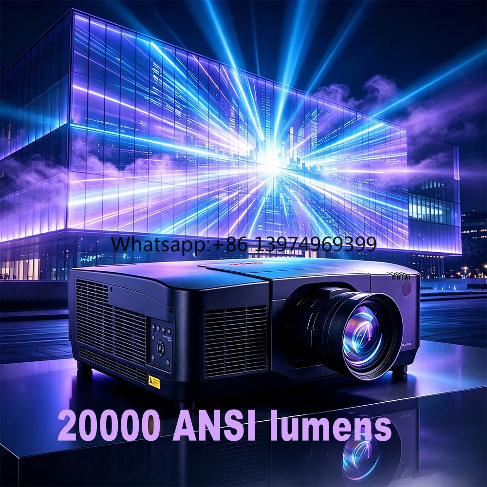 SMX MX-X20000U 20000 Lumens WUXGA 3LCD Engineering Laser Projector Motorized Lens Shift for Large Auditorium Conference Hall