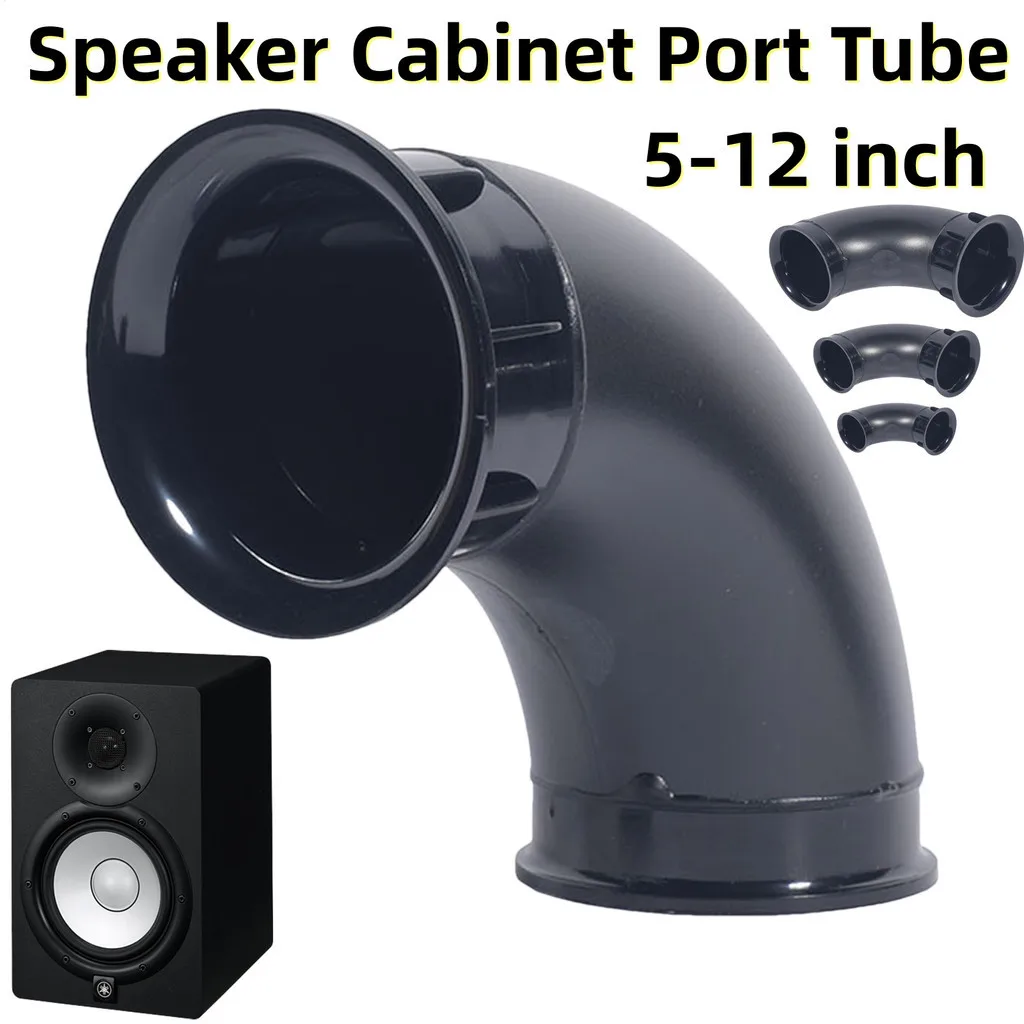 

Speaker Cabinet Port Tube Curved Speaker Box Air Tube Speaker Cabinet Port Tube Bass Air Ports for 5-12 inch Home