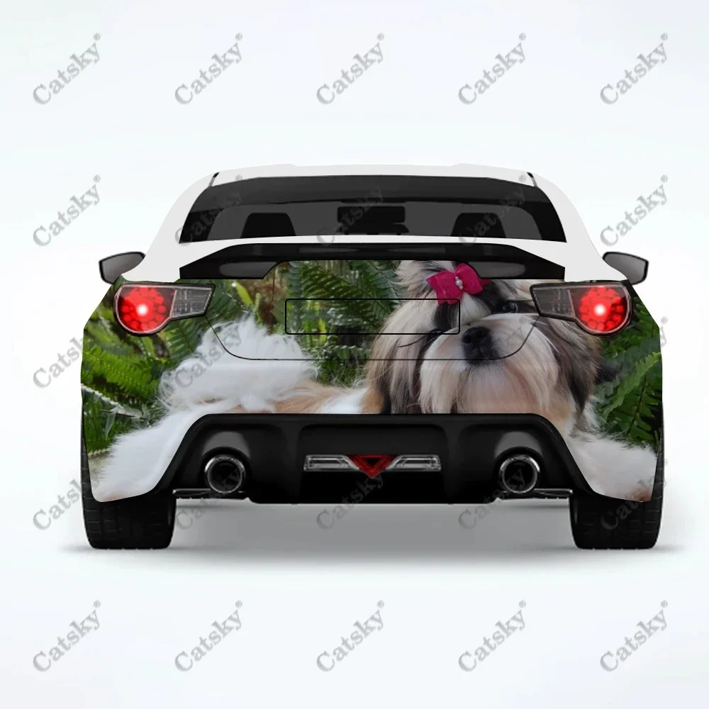 

Ши-тцу собака автомобильные наклейки грузовик модификация заднего хвоста живопись подходит для грузовика боли аксессуары для упаковки автомобиля наклейки
