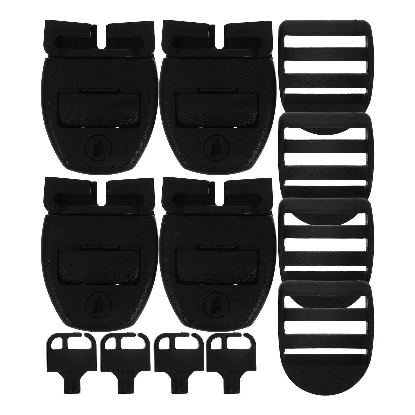 4Pcs Universal Bath Tub Cover Lock Clip Replacement Kit Strong ABS Material Spa Cover Latches for Easy Installation Safety