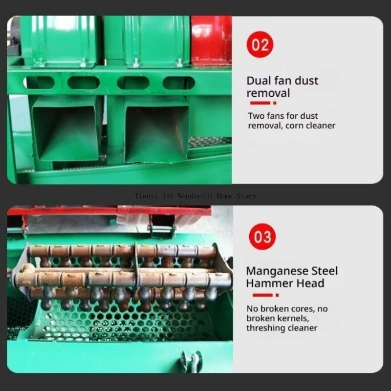 Multifunctional Grain Separator Peel Corn Electric Agricultural Grain Separator Household Furniture Entkörnungsgerät MH40TLJ