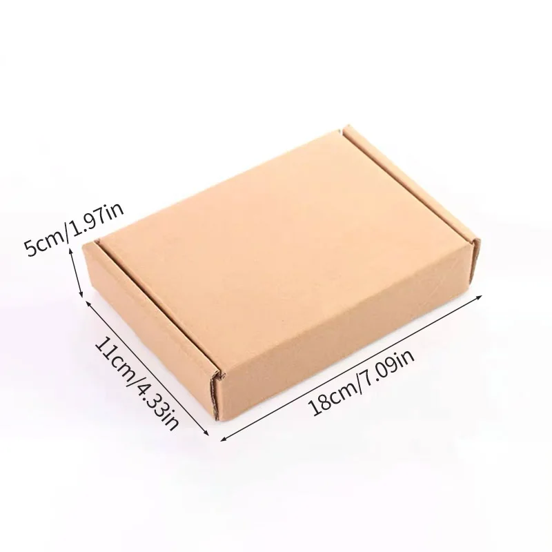 Kraft Paper Gift Boxes with Window, 1/5 PCS