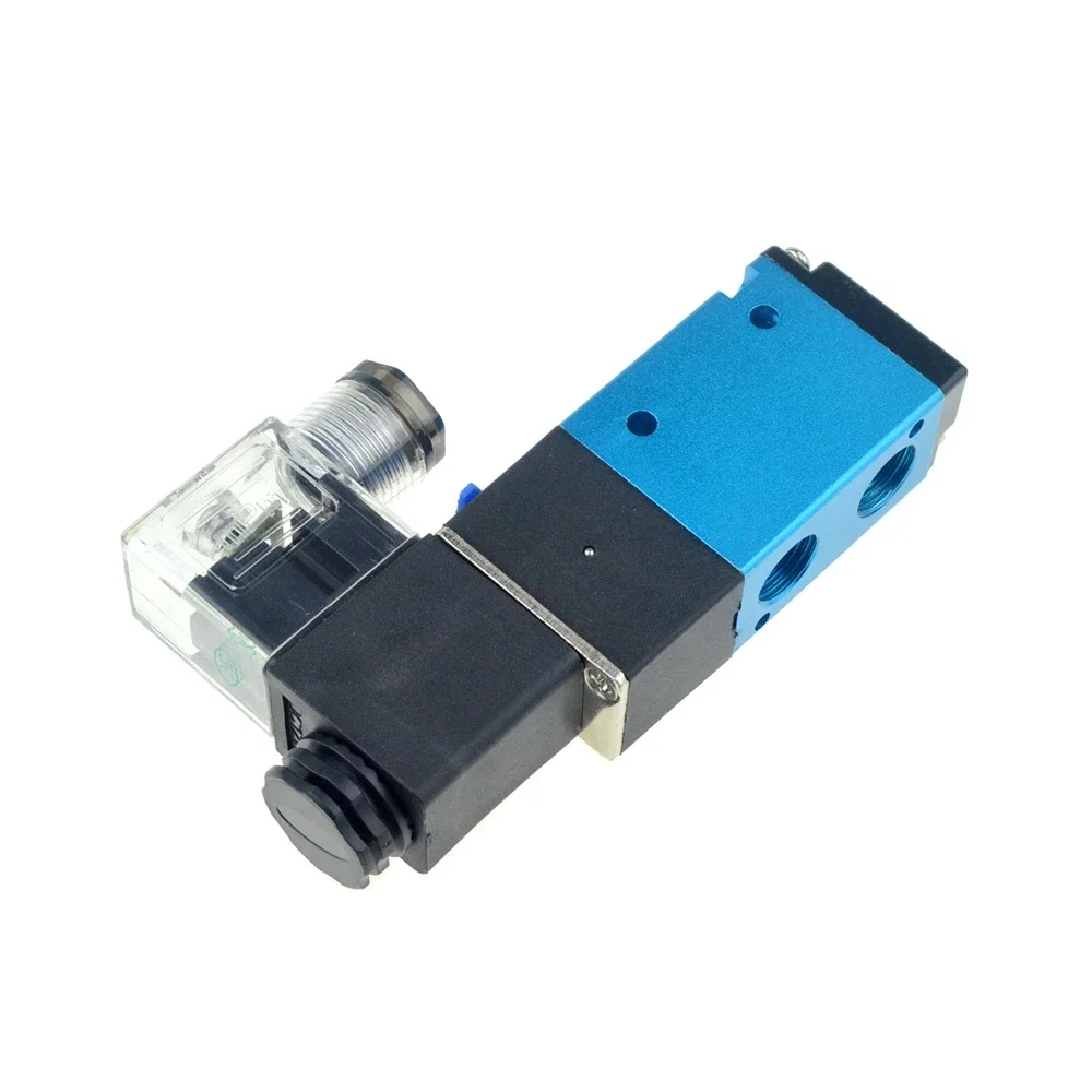3 Way Port 2 Position 12V 24V 220V Pneumatic Air Solenoid Valve Electric Control Gas Magnetic Valve 10mm 6mm 8mm Hose Connection