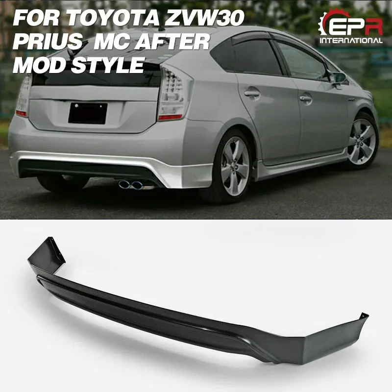 

Для TOYOTA ZVW30 Prius MC after (2011,12 ~ 2015,11), стильный полипропиленовый задний бампер под спойлер, внешний комплект