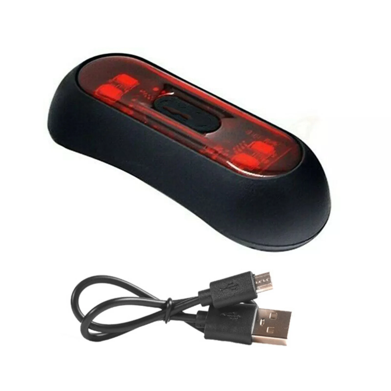 Helmet Taillight USB Rechargeable Motorcycle Bicycle Helmet Taillamp Safety Signal Warning Lamp Waterproof LED Light Rear Lamp