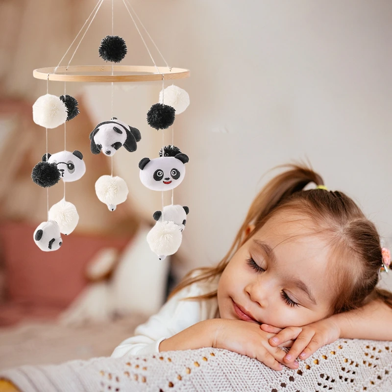 Let's Make-Hochets mobiles pour bébé, jouets pour bébé de 0 à 12 mois, support de carrousel CPull, cloche de lit pour bébé, cadeau