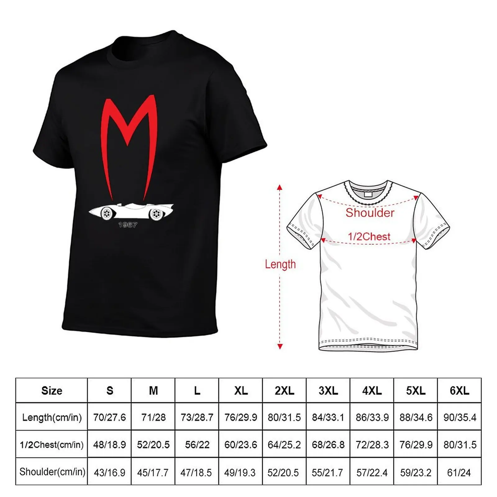 Mach 5 1967 Speed Racer T-Shirt funny t shirts cotton t shirts for man graphic funny T-Shirt - view 6