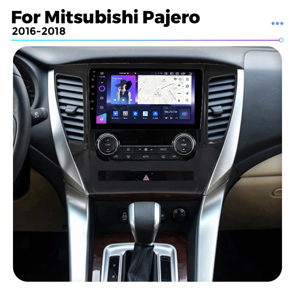 Android 13 Carplay Car Stereo Radio For Mitsubishi Pajero Sport 3 L200 5 Triton 3 2015 2016 2017 2018 2019 Multimedia Player GPS