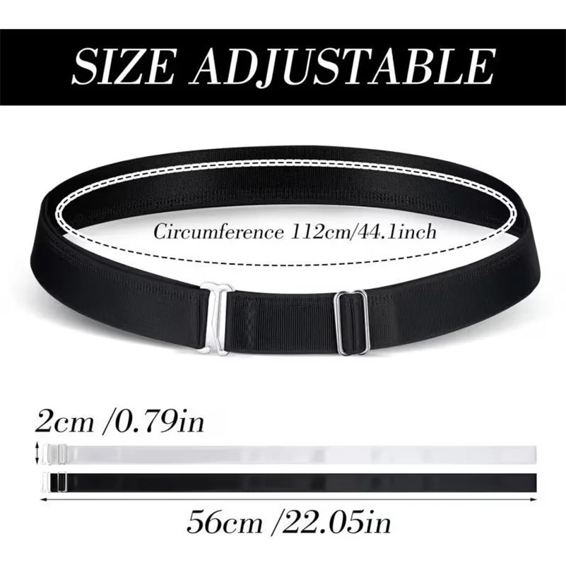 Adjustable Crop Tuck Band for Shirts New Shirt Tuck Band Shirt Cropping Band Elastic Crop Top Band Tucking Belt for Women