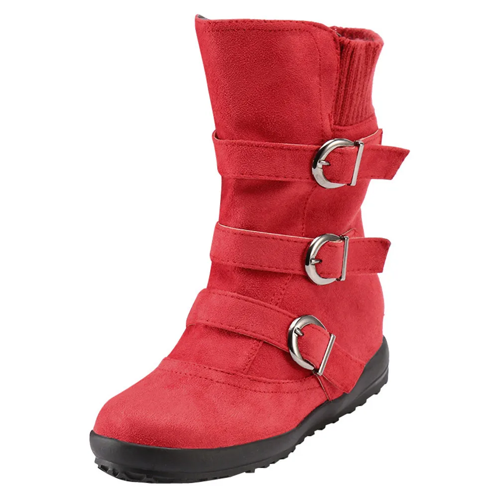 Wide Calf Boots for Women Size 11w Wedge Boots for Women Knee High Wide Calf Boots for Women Wide Calf Heels Buckle Lace Knitted