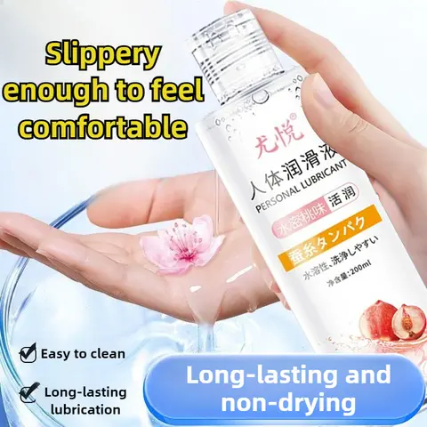 Best selling new type of sexx lubricant Fruit flavored water based lubrication gel Easy To Clean couples flirting liquid 18
