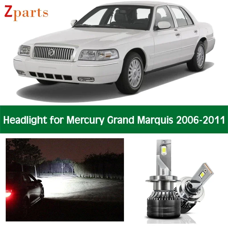 

Canbus Headlamp Bulbs For 2006 2007 2008 2009 2010 2011 Mercury Grand Marquis LED Headlight Lighting Low High Beam Accessories