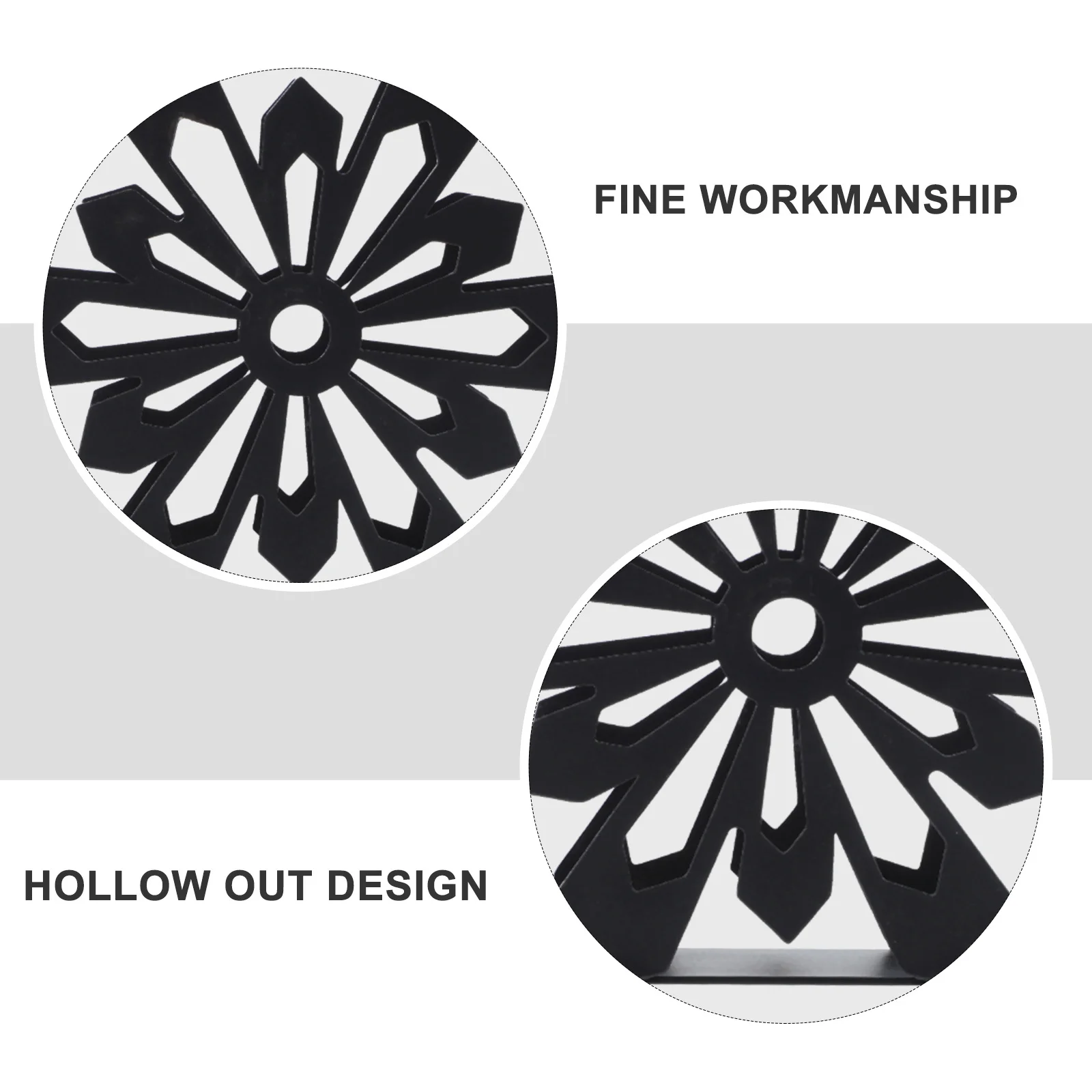 

1Pcs Iron Art Tissue Rack Napkin Holder Snow Shape Napkin Stand Decorative Kitchen Counter Storage Shelf Tissue Rack