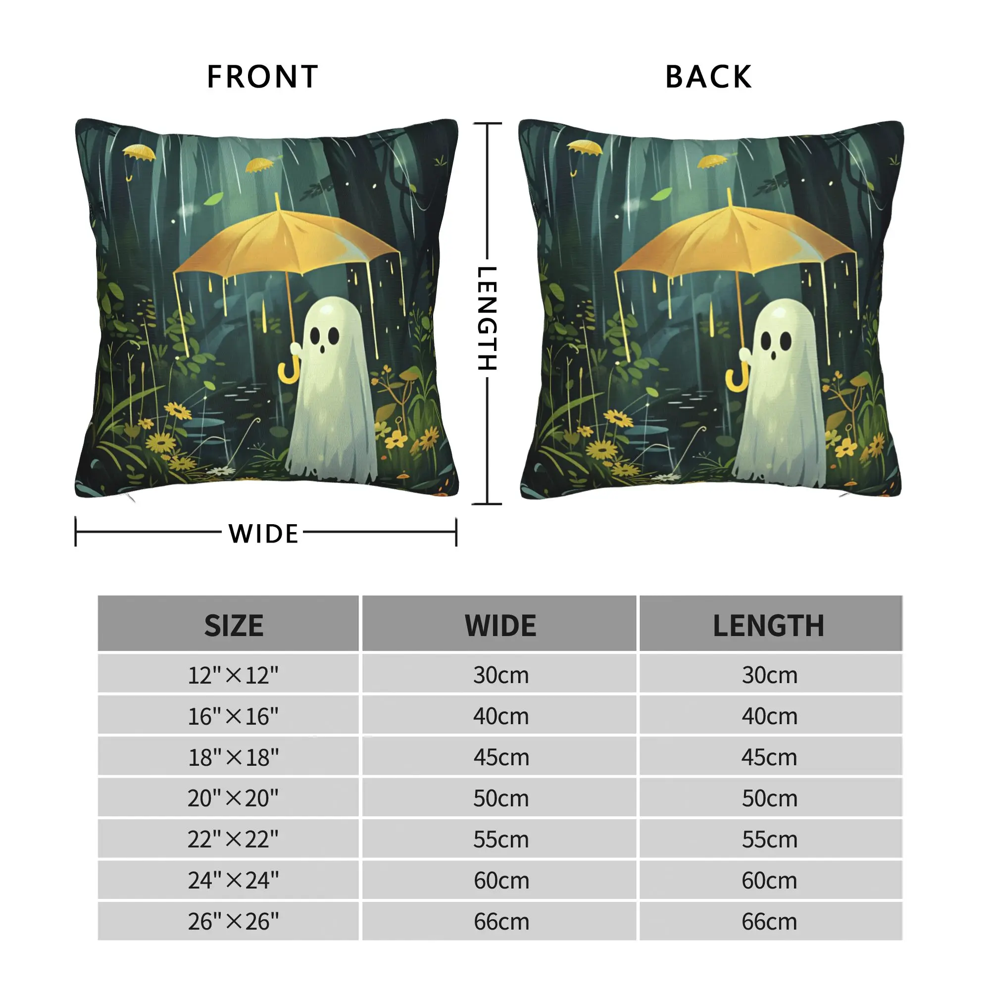 Ghost Diamond Art Pillow Case  Fashion Pillow Cover Graphic Pillowcases For Sofa Bedroom Home Decor