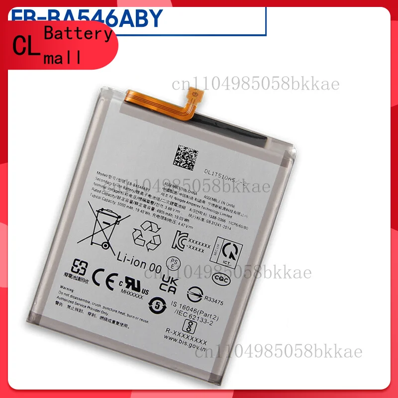 

Replacement Phone Battery EB-BA546ABY For Samsung Galaxy A54 A34 5G A346 5000mAh