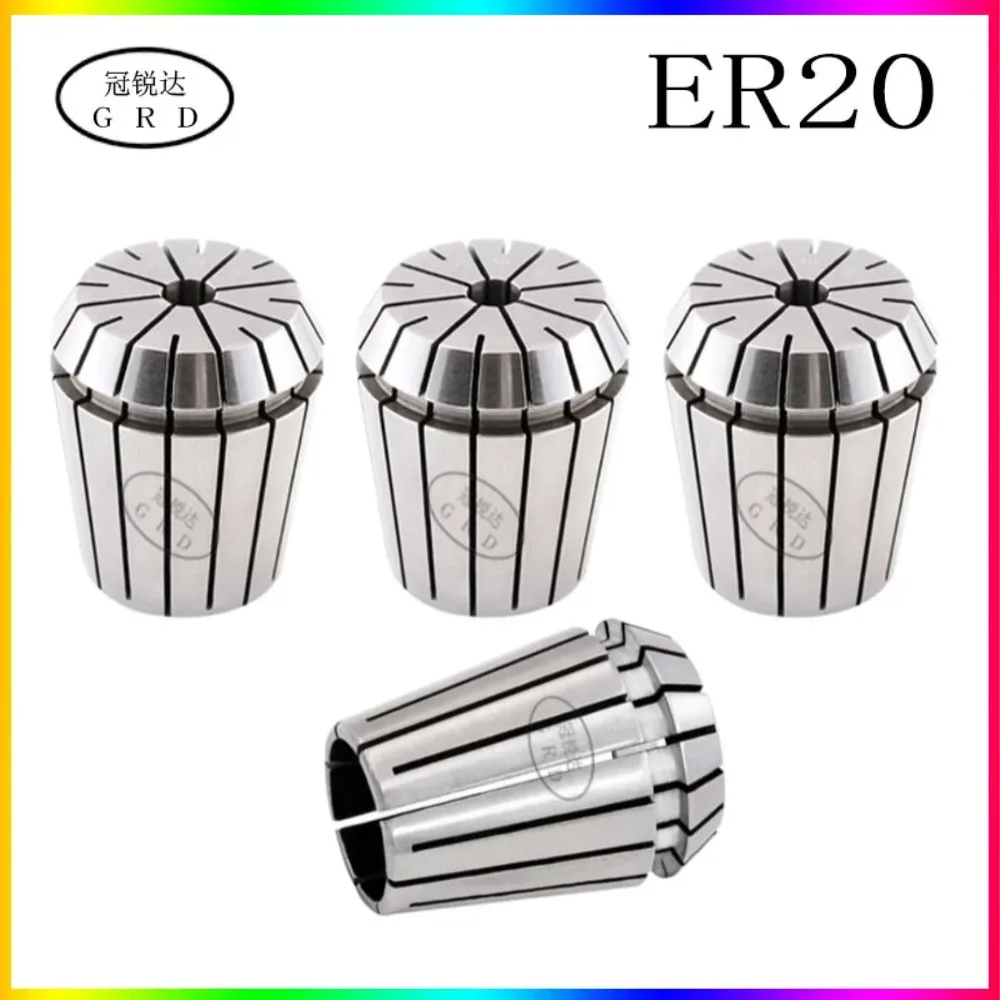 Precisão 0.008 Er20 Pinça de Mola Alta Precisão er Pinças Conjunto aa para Máquina de Gravura Cnc Torno Moinho Ferramenta 6.35 3.175 8