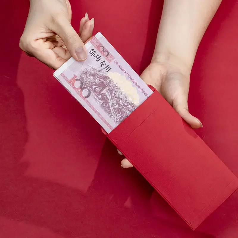 20pcs Wedding Red Envelopes Traditional Marriage Gift Bag Double Happiness Lucky Pocket Chinese  Hongbao Wedding Decoration