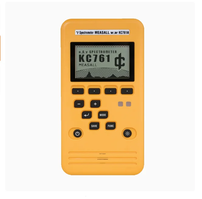 KC761A Spectrometer, nuclear radiation alarm, Geiger counter, MEASALL Radiation Dosimeters and Gamma-Spectrometers