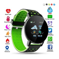 Smart Bracelet Blood Pressure Waterproof Sport Round Smartwatch Smart Clock Fitness Tracker For Android Ios