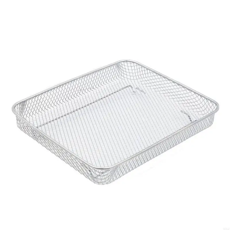 

MOLF Air Fryer Basket For Oven Stainless Steel Grill Basket Mesh Basket Air Fryer Tray for Nuwave Bravo XL Oven Air Fryer