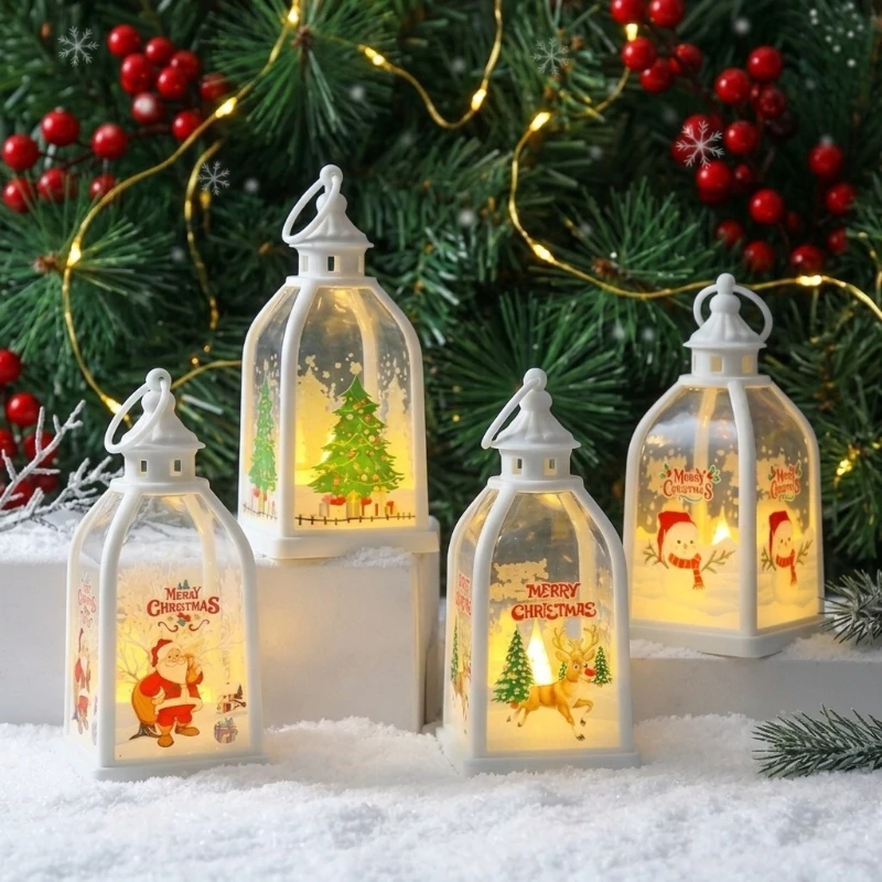 Christmas Decorations, Portable Luminous Wind Lanterns, Night Lights, Christmas Gifts, Party Dressings, Scene Arrangements