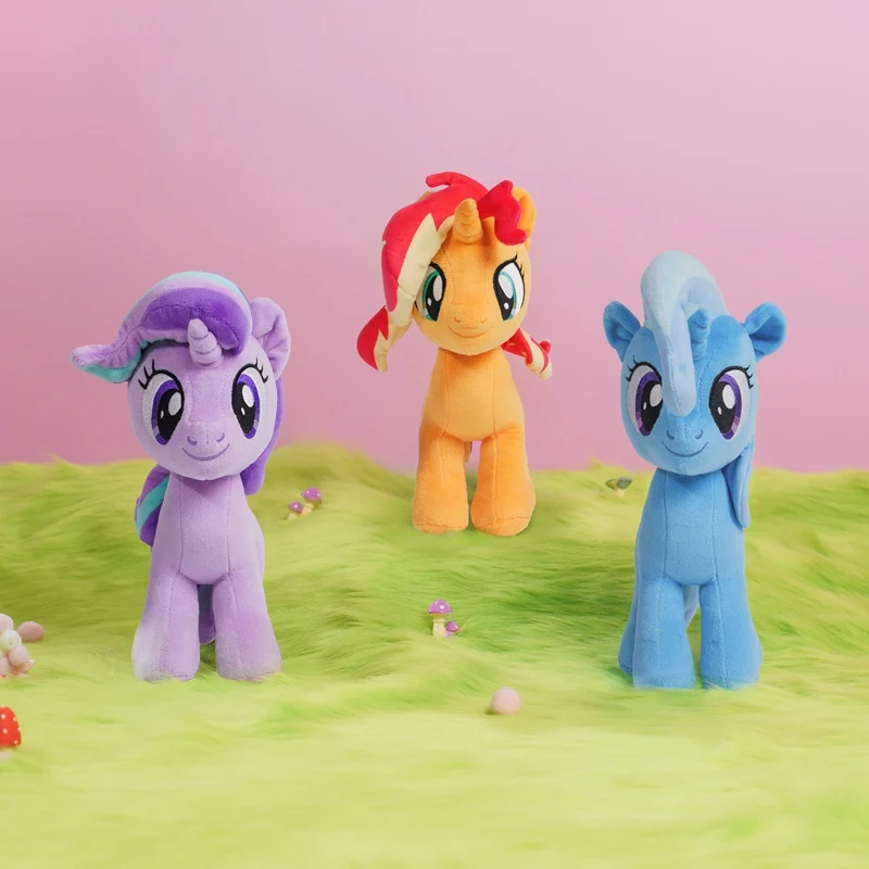My Little Pony PinkiePie Peluche Anime Rarity Bambole di pezza SunsetShimmer Fluttershy Pinkie Pie peluche Hobby Regali per bambini
