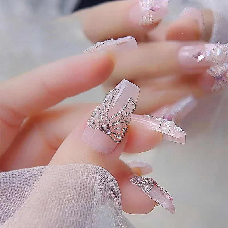 0.4mm-1.5mm Mini Sfera In Acciaio In Metallo Micro Cavavi In Lega Unghie Artistiche Strass Gioielli Accessori Per Manicure Ornamenti FAI DA TE