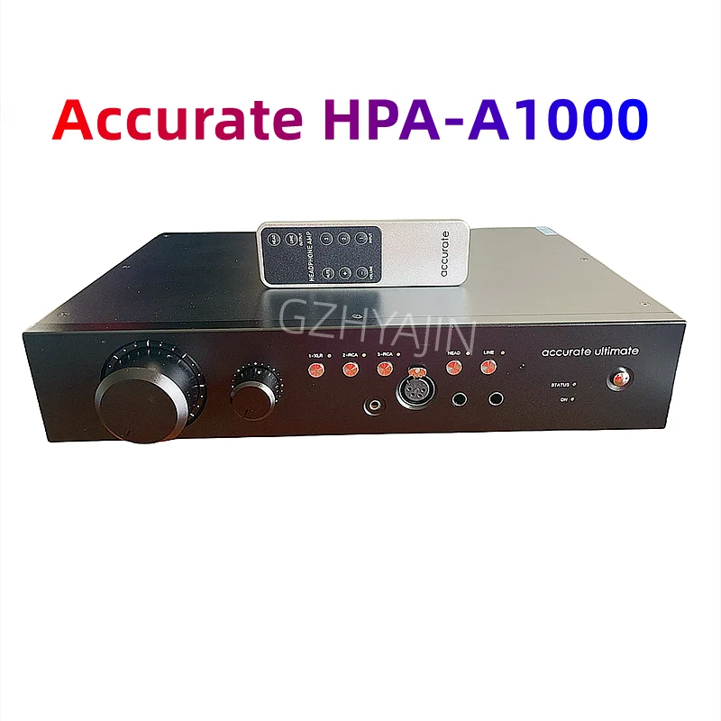 

Accurate HPA-A1000 MK2 Balanced Preamplifier, Dynamic, Flat-panel Universal Headphone Amplifier, Input Sensitivity: +6 dB