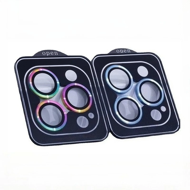 CD-Muster Kameraobjektivschutz für iPhone 18 17 16 15 14 Pro Max Plus Vollständiger Schutz Metallring Glas Kratzfest