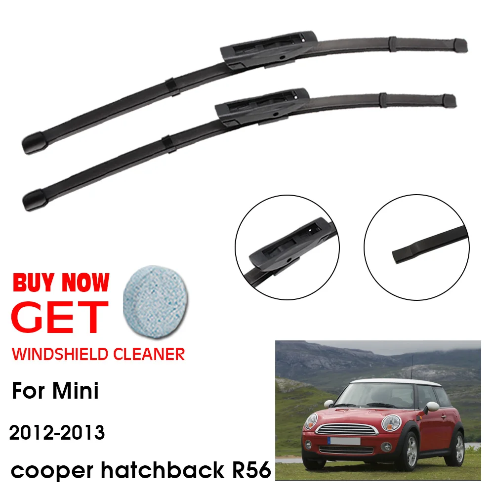 

Car Wiper For Mini cooper hatchback R56 19"+18" 2012-2013 Front Window Washer Windscreen Windshield Wipers Blades Accessories