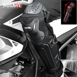 WOSAWE Motorcycle Knee Pads Elbow Protection Motocross Racing Guards Moto Riding Armor Adult Skating MTB Cycling Protective Gear