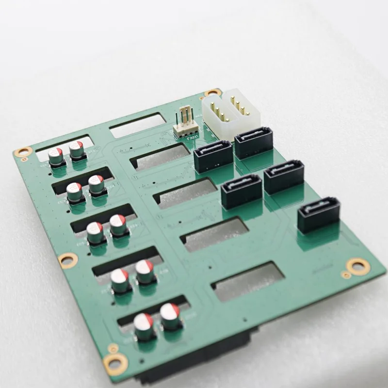 N1 N2 JONSBO Chassis Accessories Backplane SATA Connector 5 Hard Disk Interface Circuit Board Fast Installation Server Backplane