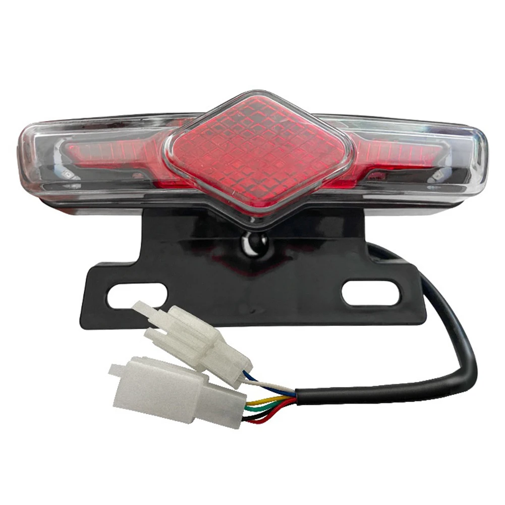 دراجة كهربائية لمبة خلفية LED السلامة ليلة ركوب تحذير E-الدراجة الخلفية اكسسوارات الدراجات مع إشارة بدوره