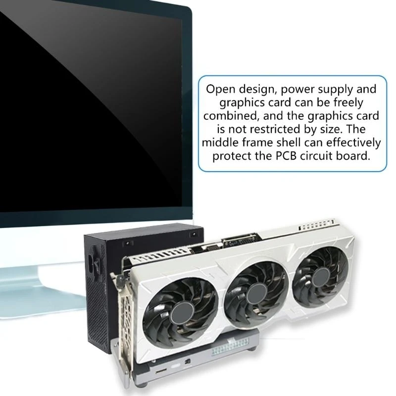 

Q5WA 40Gbps OCU LINK External GPU Dock Station Supports RTX3060 /GTX1060 Efficient