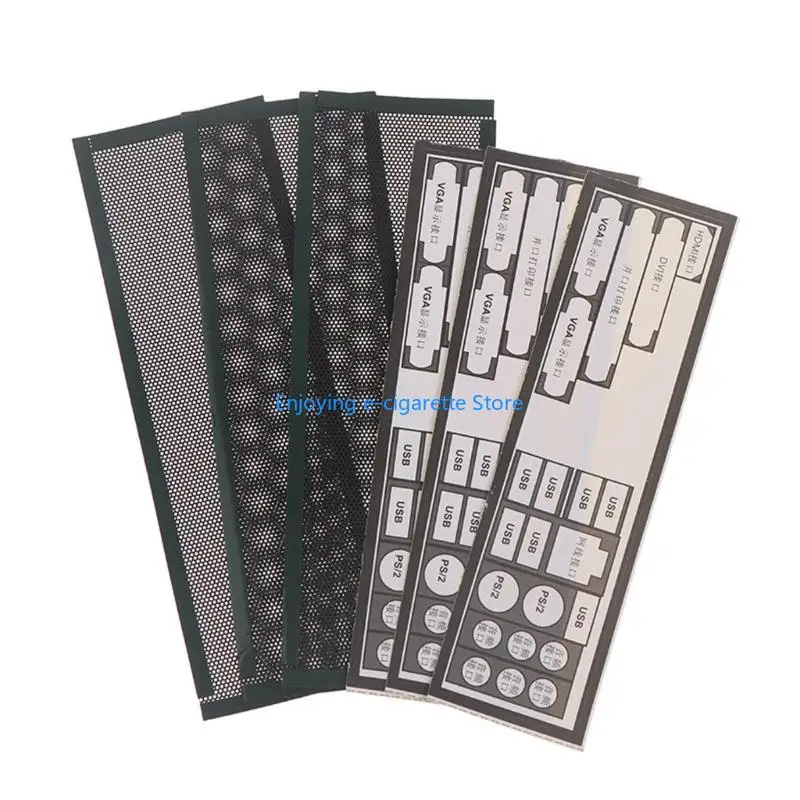 PVC Computer Fall Rückseite Schild Staub Filter Schild Zurück Platte Host Schallwand Fall Schallwand Für Computer Chassis Y4QF – Detail 4