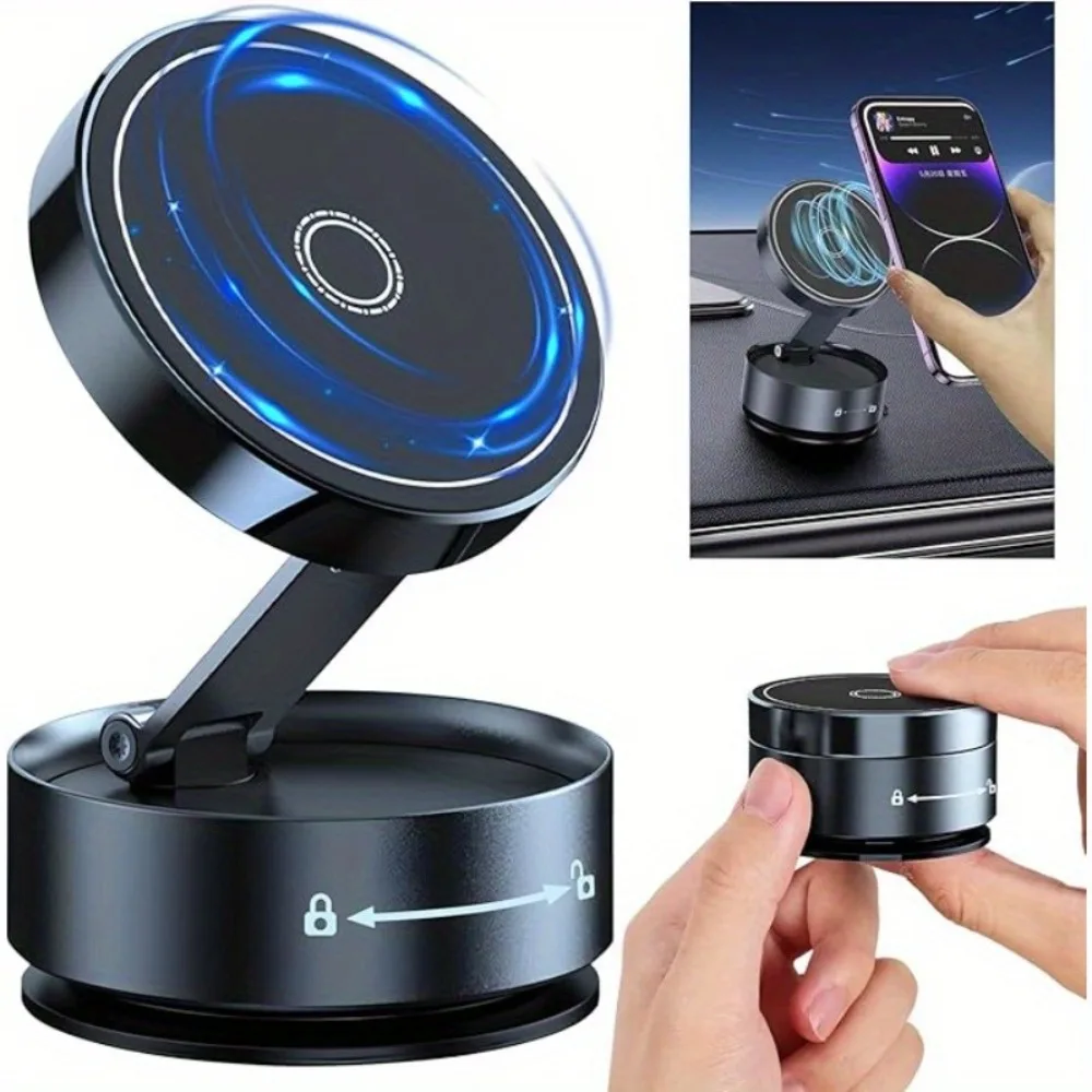 360° Rotatable Aluminum Alloy Car Phone Holder,Wall Mount,Waterproof,Compatible with Auto,Multi-Scene Use Vehicle Dashboard