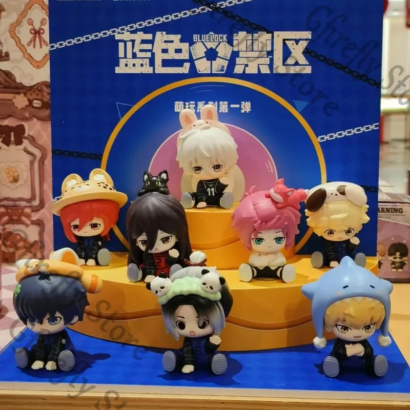 

BLUE LOCK q version Rin Itoshi official Garage Kits Figurine Ornaments Cosplay genuine Gagamaru Gin Kira Ryosuke Mascot pendant