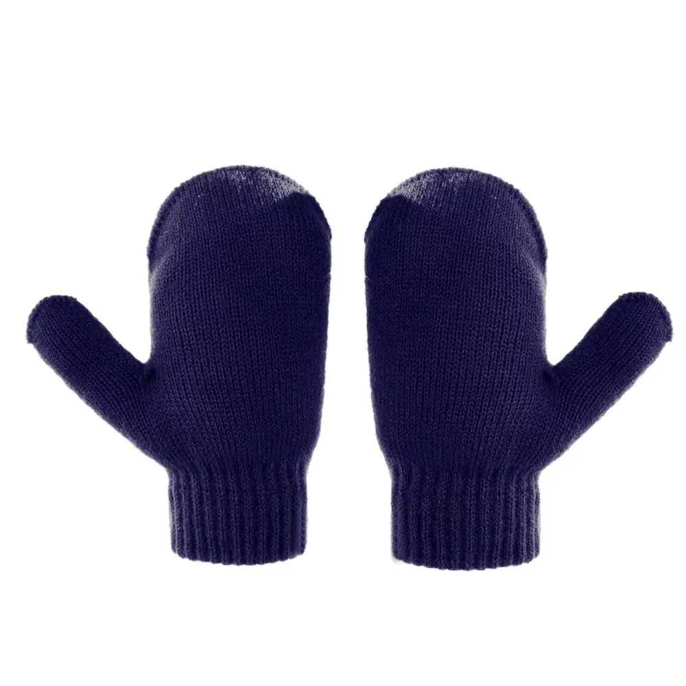 Conjunto de guantes de algodón para niños y niñas, gorro, bufanda, invierno, nuevo, 0 a 3 años