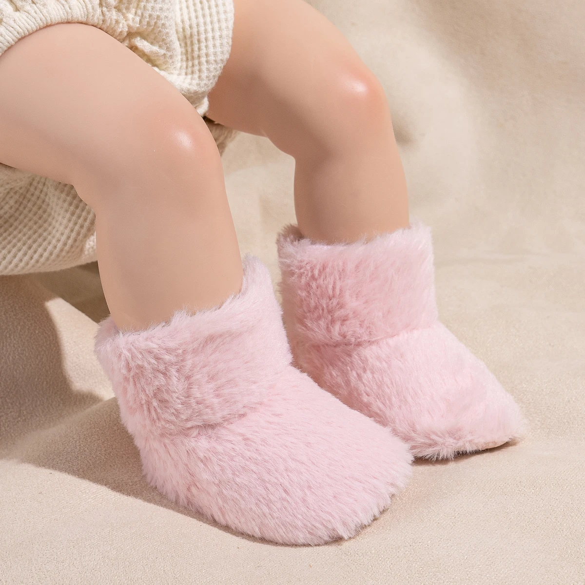 

Детские Лидер продаж, милые повседневные бархатные теплые плюшевые зимние ботинки, детская зимняя модная легкая и мягкая обувь с круглым носком для малышей