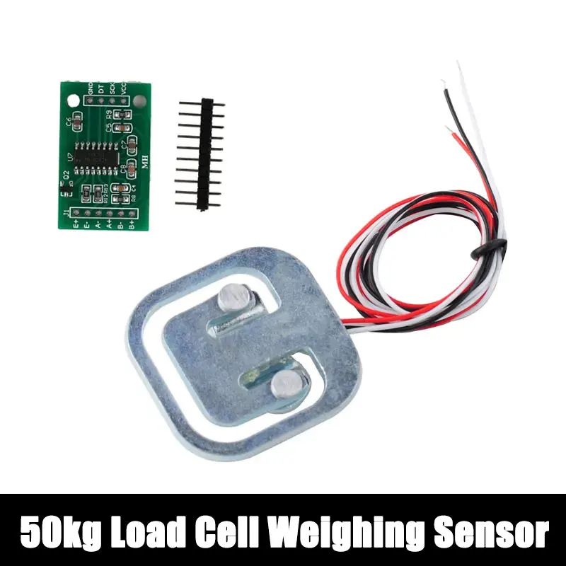 50kg Half-Bridge Load Cell Weight Sensor With HX711 Amplifier Module For Arduino DIY Digital Scales Electronic Weighing Kit