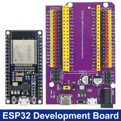 ์์ดํ์ด ๋ฐ ๋ธ๋ฃจํฌ์ค ๋์ผ ์ฝ์ด ESP32-DevKitC-32 ESP-WROOM-32 ํ์ฅ ๋ณด๋, ESP32 ๊ฐ๋ฐ ๋ณด๋, TYPE-C, ๋ง์ดํฌ๋ก USB CP2102, 38 ํ